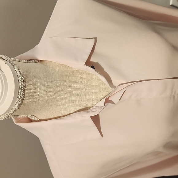 Massimo pink button up blouse size XXL pit to pit 24 inches and length 28 inches - Picture 2 of 7